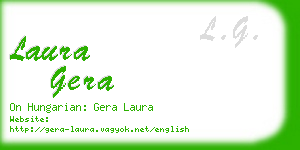 laura gera business card